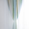 thumbnail image 4 of Labymos 1 Pce Rideau Simple Dégradé à Étoiles Ajourées Double Couche Occultant Chambre Salon Isolation, 4 of 8
