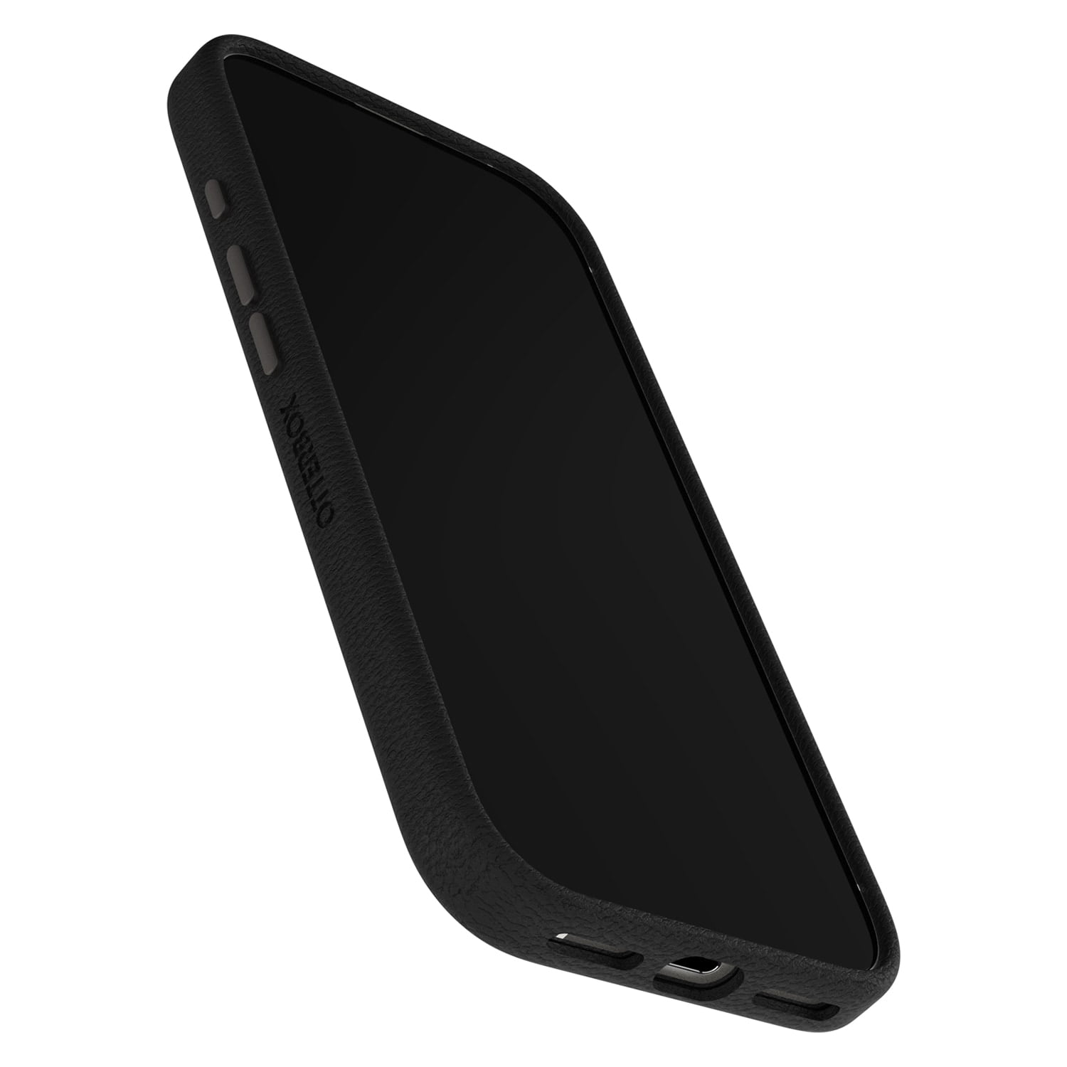 OtterBox Symmetry Cactus Leather MagSafe Case w/Camera Control Noir Ash (Black) for iPhone 17 Pro