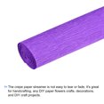 thumbnail image 3 of Unique Bargains Crepe Paper Rolls 7.5ft Long 20 Inch Wide, Dark Purple 2 Pack, 3 of 5