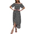 thumbnail image 1 of Ketyyh-chn99 Robes pour Femmes Grande Taille Décontractées de Plage, Combinaisons, Manches à Volants, Shorts, Robe Courte Noire, TG, 1 of 5