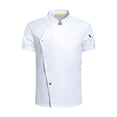 thumbnail image 4 of lionlar Chef Jackets Summer Short Sleeve Breathable M Size White, 4 of 8