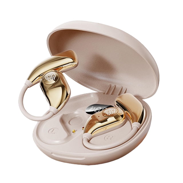 Écouteurs de Sport Sans Fil à Oreille Ouverte, Étanches et Résistants à la Sueur, Casque avec Micro pour Sport, Jogging, Course, Conduite, Cyclisme, Randonnée, Usage Intérieur et Extérieur, Écouteurs à Oreille Ouverte, Tapis de Yoga et Support