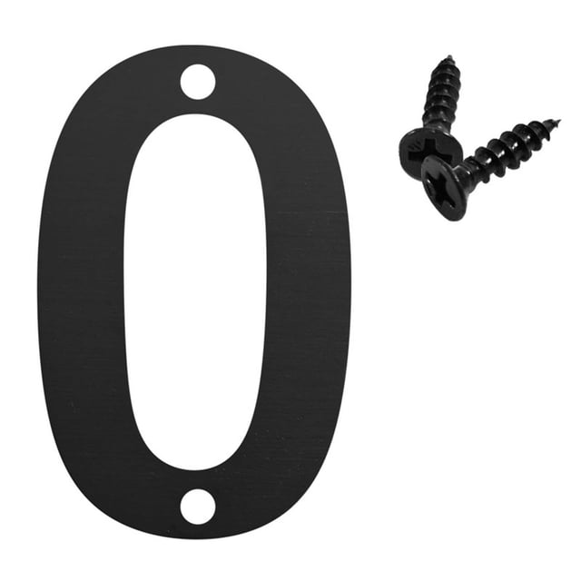 Penkiiy 4.7 Inch House Numbers for Outside - Easy Installation With Screw Set, Includes Hardware for Flush or Floating Mount, Matte Address Mailbox Numbers for Door, Exterior, Porch