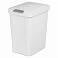 thumbnail image 1 of Sterilite 28L Touch Top Wastebasket - White, 1 of 4
