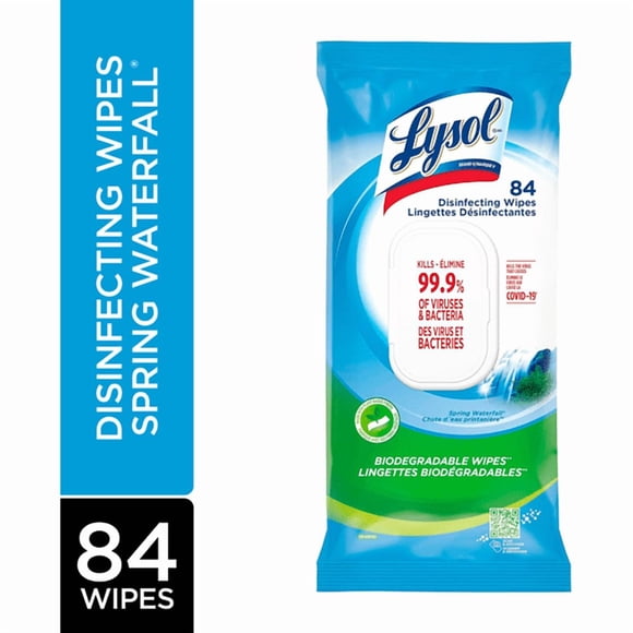 Lingettes Désinfectantes Paquet Plat - Cascade Printanière
