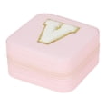 thumbnail image 2 of TopLLC 26 Letters Earring Jewelry Display Storage Box Case Organizer Flannel Tray Holder Gift, 2 of 3