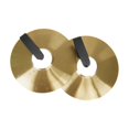 thumbnail image 3 of Ruiboury Crash Cymbals Playing Hand Cymbals Practical Traditional Heavy Alloy Cymbal 200mm Golden 250mm, 3 of 6