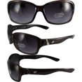 thumbnail image 4 of Birdz Eyewear Stork Women's Sunglasses (Black Frame/Grey Gradient Lens), 4 of 4
