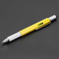 thumbnail image 2 of Shangren 6 in 1 Multitool Pen Spirit Level Ballpoint Pen Gift for Men Screwdriver Ruler Yellow, 2 of 7