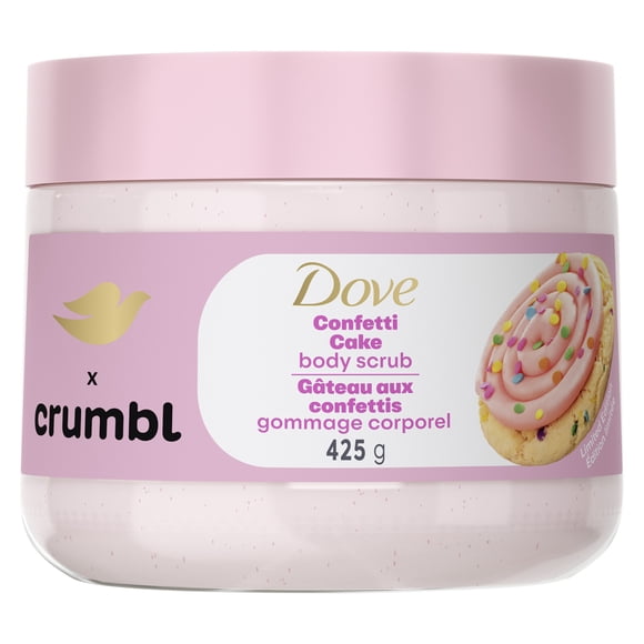 Dove Crumbl Exfoliating Body Scrub Confetti Cake 425 g | Limited Edition