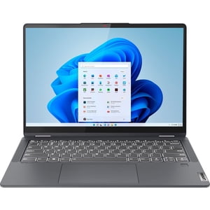 Refurbished (Good) Lenovo Flex 5 14 WUXGA 2-in-1 Touchscreen Laptop (Intel Core i3-1215U, 8GB RAM, 256GB SSD, Windows 11 S Mode) - Strom Grey (82R700L4US)