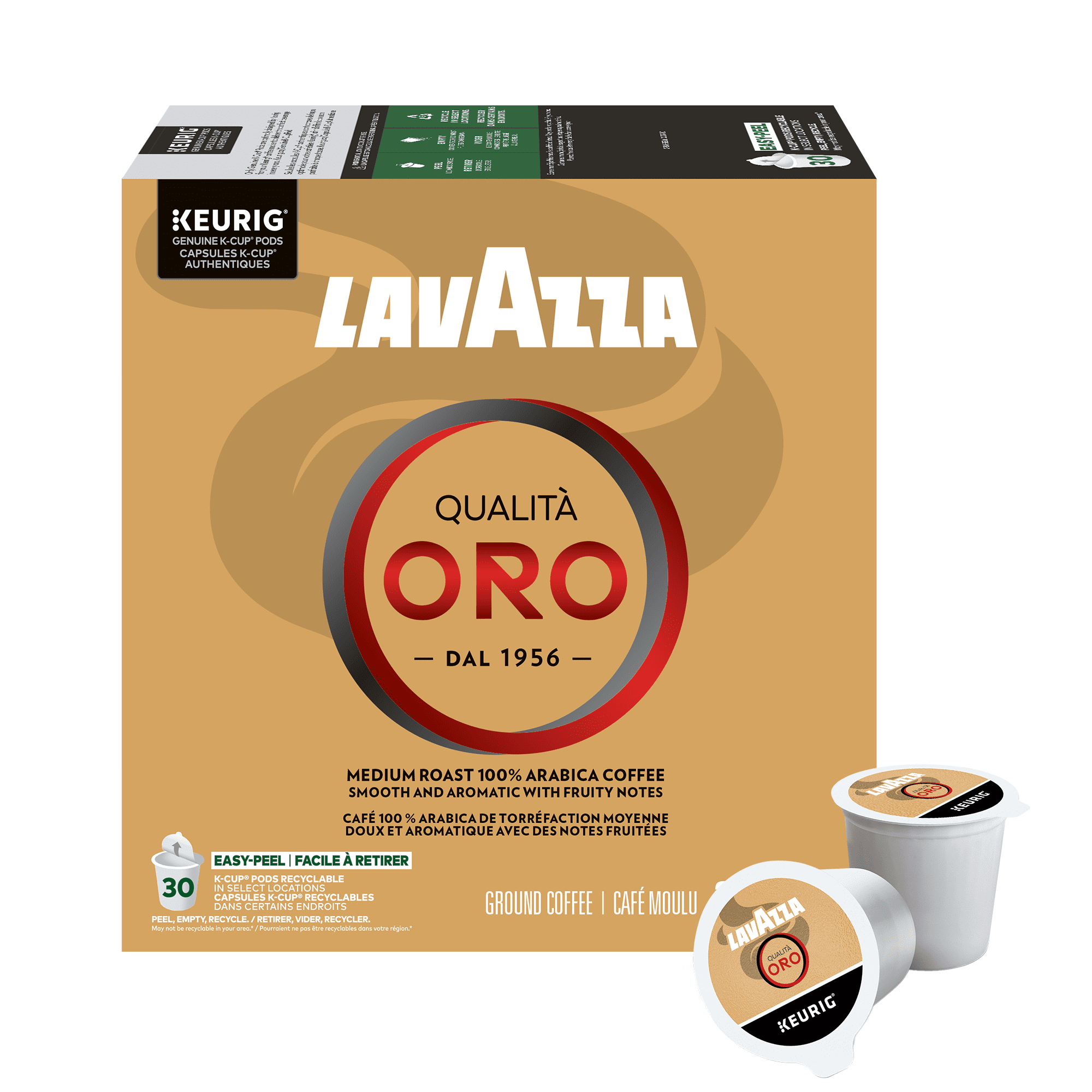 Lavazza Qualità Oro, Medium Roast, K-Cup Coffee Pods