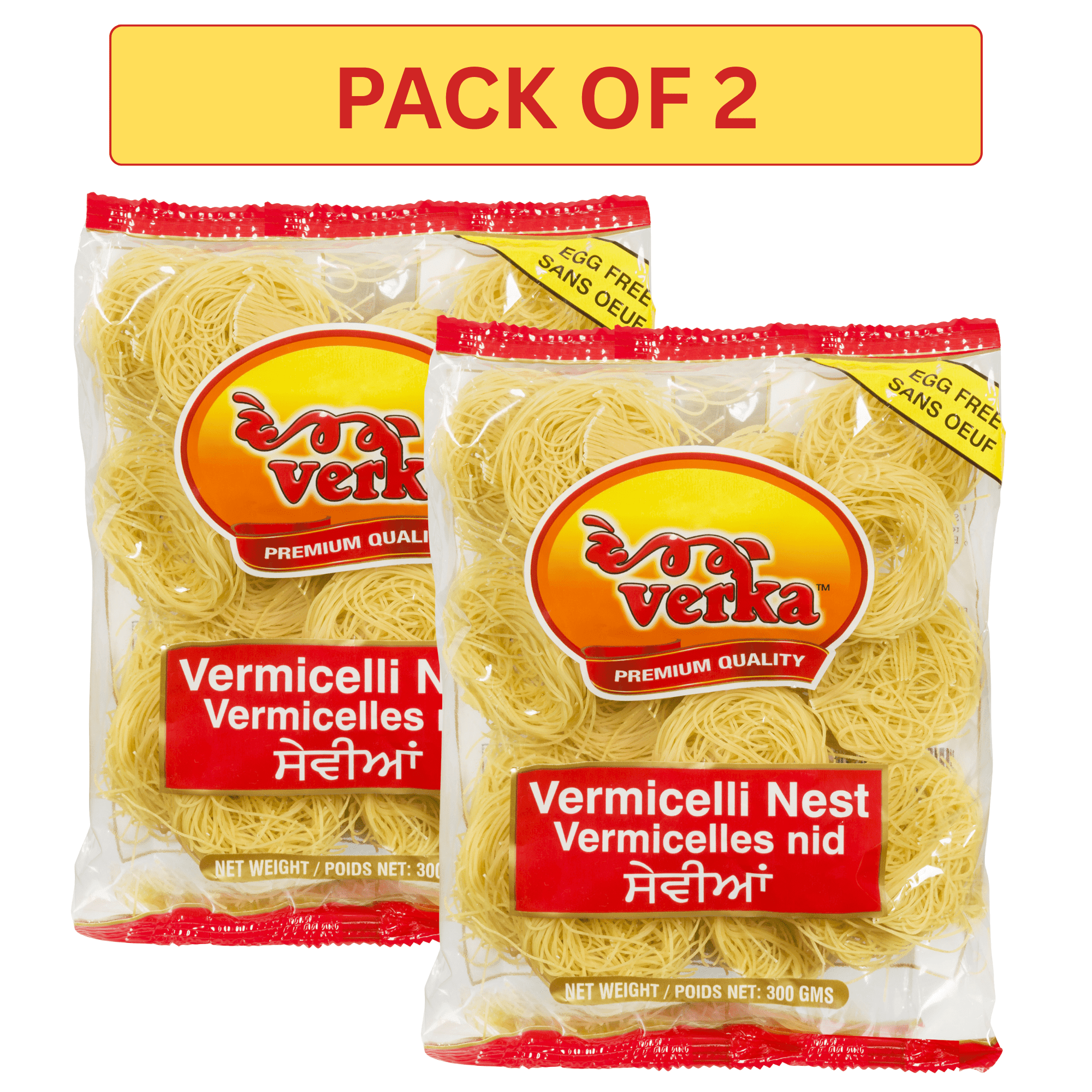 Verka Vermicelli Nest 300g, Pack of 2