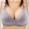 thumbnail image 2 of Timegard Bras for Women No Underwire Adjustable Strap Print Full Support Comfortable Everyday Bralette, 2 of 3