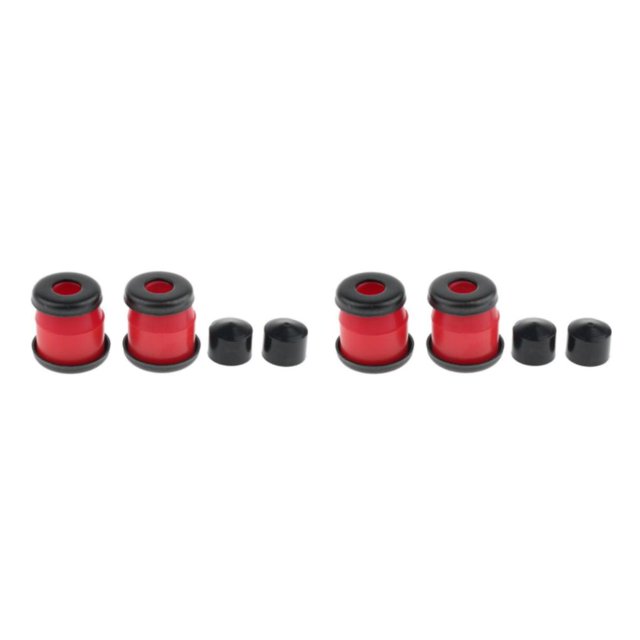 Decodeary Kit de Reconstruction de Planche à Roulettes Rondelles pour Tasses Pivotantes pour 2 Camions 3,25 Pouces Rouge 5 Pouces 2 Ensembles