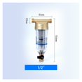 thumbnail image 1 of 40m High-efficiency Filtration Pre-filter Tap Water Household Whole House Central 3T Large Flow Pipe Backwashing Brass Filter, 1 of 7