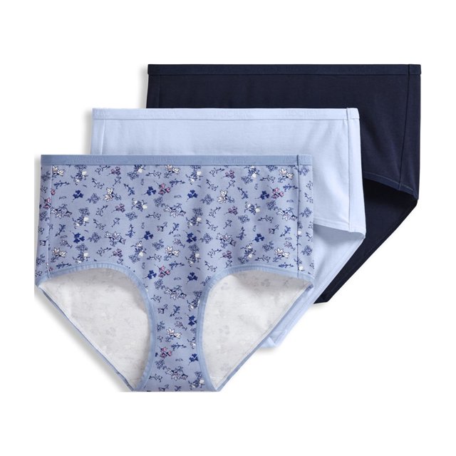 Jockey Culotte Moderne pour Femmes en Coton Biologique Extensible à Logo - Lot de 3