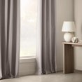 thumbnail image 1 of Bouclair Rideau Occultant en Chambray Gris Pâle 52x96 Po (132x244 cm), 1 of 10