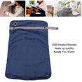 thumbnail image 3 of Heated Blanket, Electric Blanket, Heating Blanket, USB Heated Blanket with Temperature Control Mutipurpose Electric Heated Throw Warm Cozy Knee Heating Blanket Home Office, 3 of 7