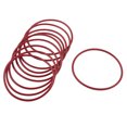 thumbnail image 1 of Unique Bargains 10 Pcs Soft Rubber O Rings Seal Washer Replacement Red 65mm x 2.5mm, 1 of 1