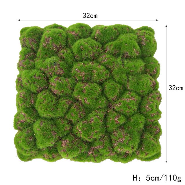 Simulated moss foam board flocking fake moss stone plant background wall
