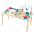 thumbnail image 4 of Siruishop Table d'Activités Labyrinthe de Perles Centre d'Activités pour Garçons Filles Enfants de 1+ An, 4 of 8
