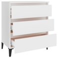 thumbnail image 3 of vidaXL Sideboard White 60x35x69 cm Engineered Wood, 3 of 4