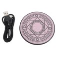 thumbnail image 2 of 20W Magic Array Wireless Charger, Fashionable 20W Fast Wireless Charger Breathing Light Effec Plastic  for Headphones for Phones, 2 of 7