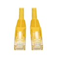 thumbnail image 1 of Tripp Lite Cat6 Gigabit Snagless Molded Patch Cable (RJ45 M/M) - Yellow, 4-ft.(N201-004-YW), 1 of 3
