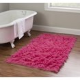 thumbnail image 4 of New Flokati 1400gr 2'4" x 4'8" Accent Rug, Fuchsia, 4 of 5