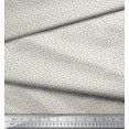 thumbnail image 3 of Soimoi Modal Satin Fabric Geometric Small Print Sewing Fabric Yard 42 Inch Wide, 3 of 3