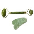 thumbnail image 2 of Milaget Rouleau de Jade et Gua Sha Ensemble pour Belle Peau Visage Yeux du Cou Outil Masseur Réduire les Rides Favoriser la Circulation A, 2 of 7