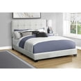 thumbnail image 3 of Monarch Specialties - Bed, Queen Size, Upholstered, Frame Only, Bedroom, Light Grey Boucle, Transitional, 3 of 3