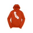 thumbnail image 1 of Gravity Trends Cali Hooded Pullover - White Logo - Deep Orange - M, 1 of 1