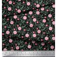 thumbnail image 3 of Soimoi Poly Georgette Fabric Swirls & Floral Artistic Fabric Prints By Yard 52 Inch Wide, 3 of 3