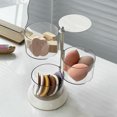 thumbnail image 2 of LCXmlly Conteneur de Rangement Rotatif Boîte de Rangement Gain de Place Rotation à 360 Degrés Élastique pour Bijoux Maquillage pour Usage Quotidien, 2 of 6