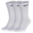 thumbnail image 1 of Nike Everyday Plus Cushion Crew Sock (3 pair) (White, Large), 1 of 2