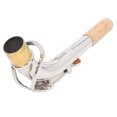 thumbnail image 1 of Partie de Cou de Saxophone, Accessoire d'Instrument Plié Cou de Saxophone Alto Argent pour Performance, 1 of 8