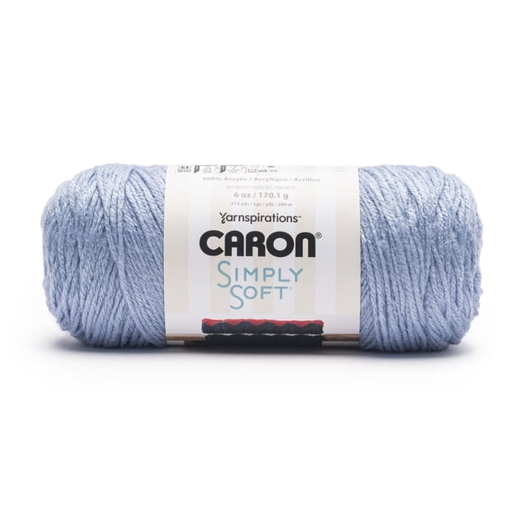 Caron® Simply Soft™ #4 Worsted (Medium) Acrylic Yarn, Periwinkle 6oz/170.1g 315 Yards