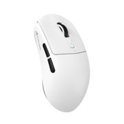 ATTACK SHARK R6 39g SUPERLIGHT Mouse, PixArt PAW3950MAX Gaming Sensor, Wireless 8K Mouse, MCU Nodic 52840, BT/2.4G/Wired Gaming Mouse, Adjustable DPI 42000, for Win11/Xbox/PS/Mac -White