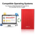 thumbnail image 1 of USB 3.0 to USB2.0 SSD Case, External Portable Professional SSD Case Hard Drive Enclosure Hard Drive Case for Men Women for 2.5 Inch 7-9.5MMHDD and SSD Laptop Hard Drive, 1 of 7