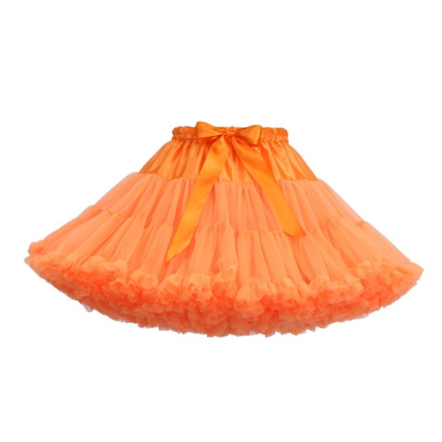 XZNGL Mode Femmes Jupe Tutu Bandage de Ballet de Danse de Fête Couleur Unie