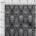 thumbnail image 2 of oneOone Polyester Spandex Black Fabric Damask Sewing Craft Projects Fabric Prints By Yard 56 Inch Wide, 2 of 4