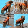 thumbnail image 3 of Dog Life Jackets  Pet Floatation Life Vest For Dogs  Adjustable Ripstop  Dog Lifesaver Preserver Swimsuit For Water Safety At The Pool  Beach  Boating, 3 of 6
