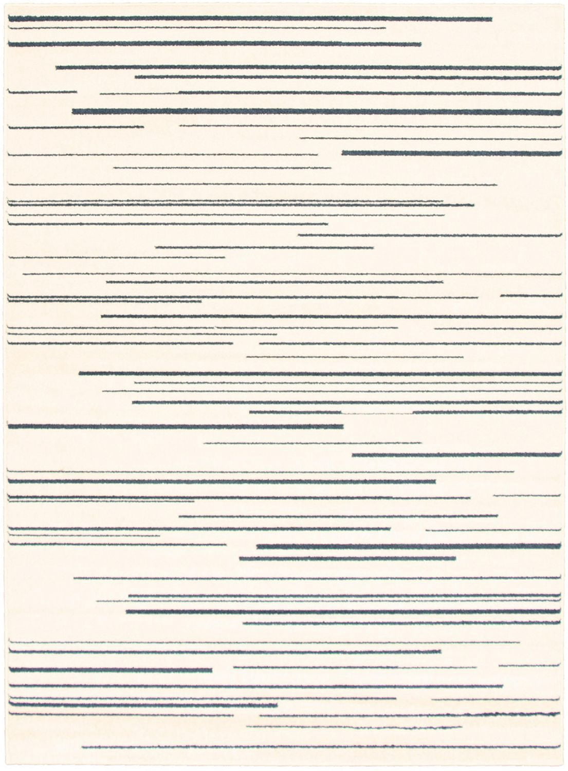 ECARPET Striped Area Rug, Minimalist Style Modern Carpet Fika Collection