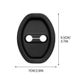 thumbnail image 3 of pstuiky Car Interior Accessories 4Pcs Car Door Protective Cover Door Lock Buckle Protective Cover for Car Door Locks Absorber Cushion Thickened Sticker Compre, 3 of 3