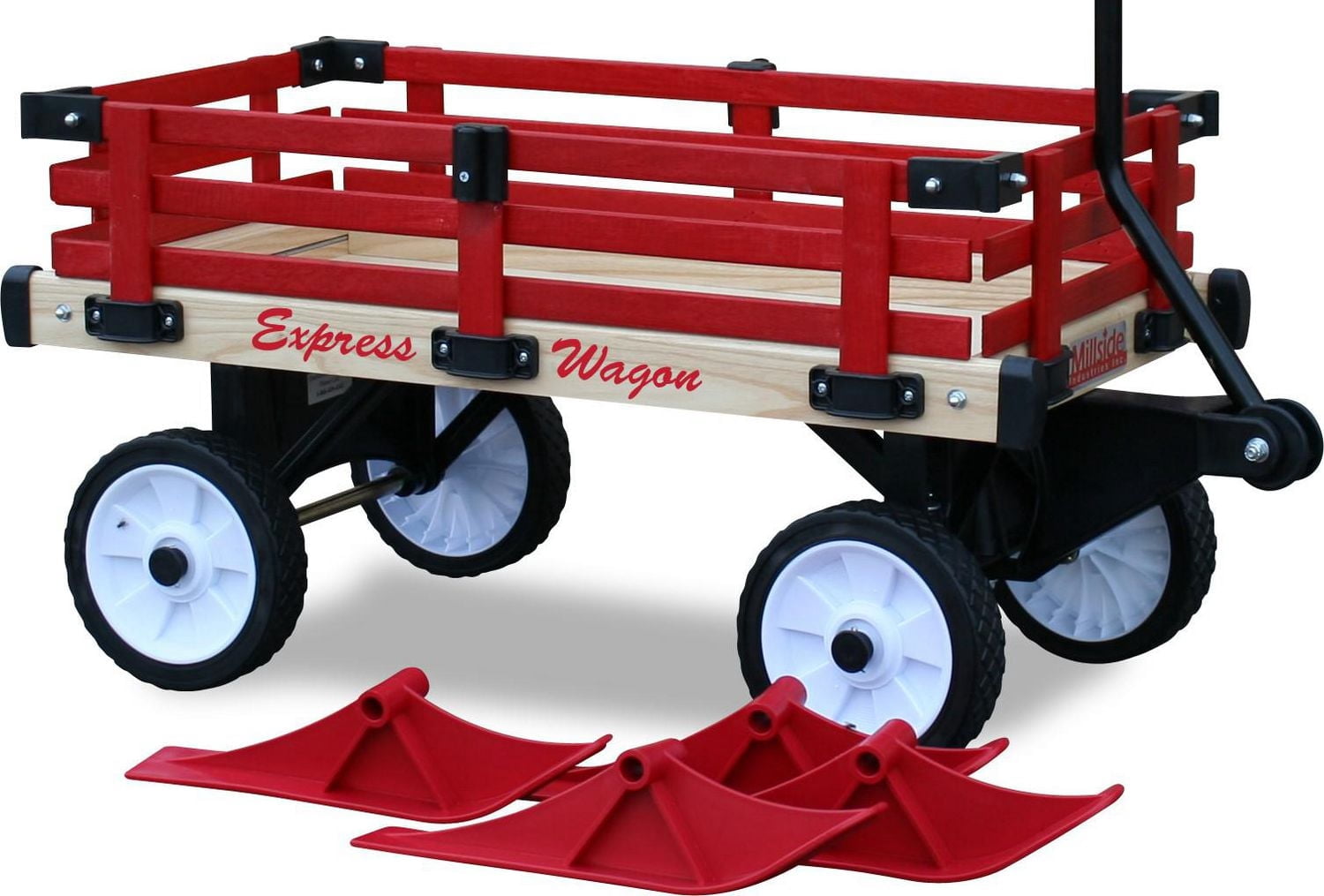 Millside Convertible Sleigh wood Wagon