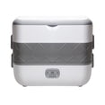 thumbnail image 2 of COFEST Electric Lunch Box Portable Food Warmer Heater, Faster Heated Lunchbox 110V for Office Home Heating Microwave with 304 Stainless Steel Bowl White, 2 of 6
