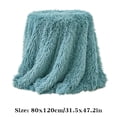 thumbnail image 3 of TopLLC Solid Color Plush Blanket Blanket Sofa Blanket Cover Blanket Bed Tail Blanket, 3 of 3