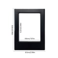thumbnail image 3 of Magnetic Photo Frame for Wall or Fridge | ABS Plastic, No-Drill , Scratch-Resistant Clear Lens | 6.5x8.8cm | Multicolor | Waterproof, Easy Install Display Stand, 3 of 6